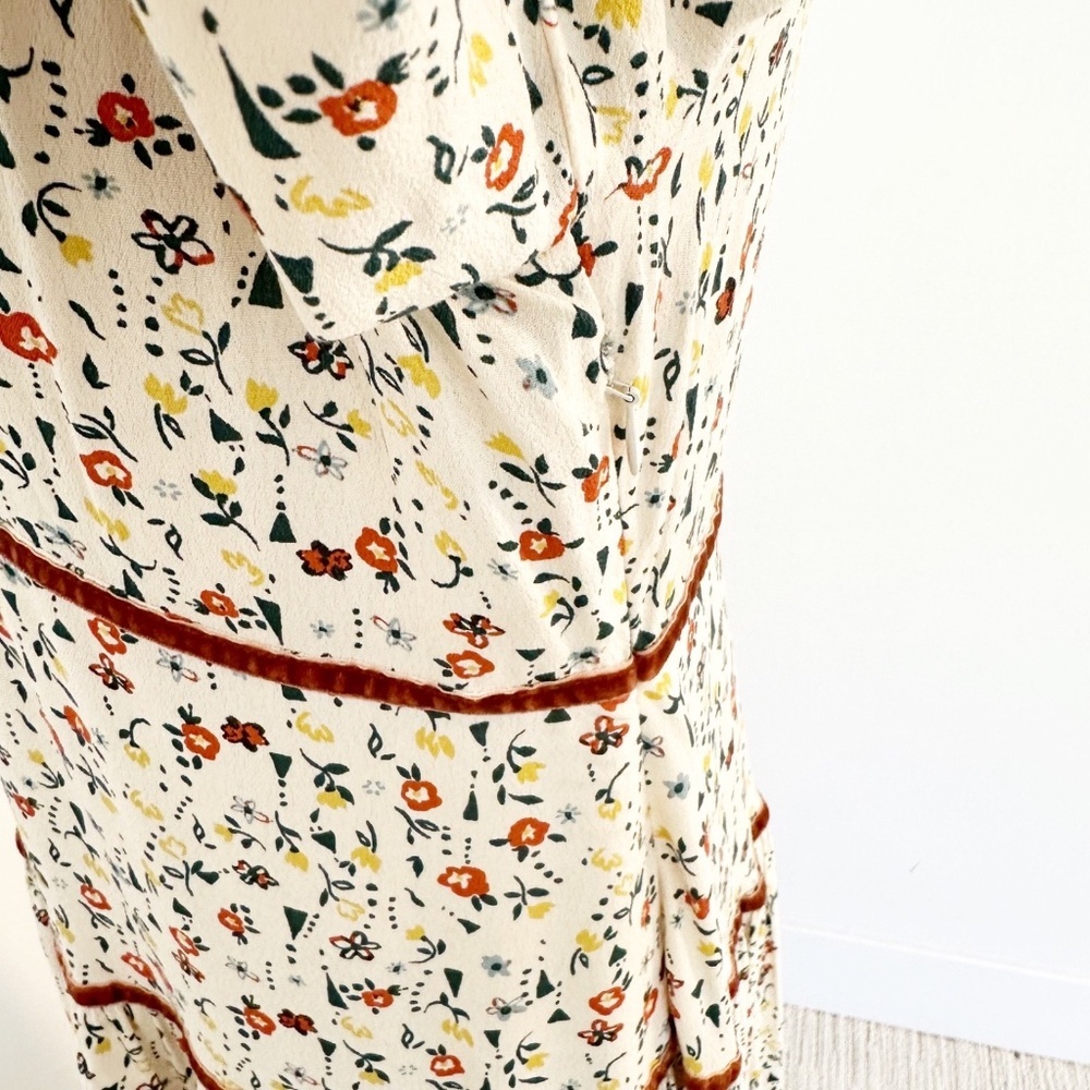 FREE PEOPLE Take A Little Time Women’s 4 Cream Maxi Dress Cottagecore Renfaire - Picture 5 of 13